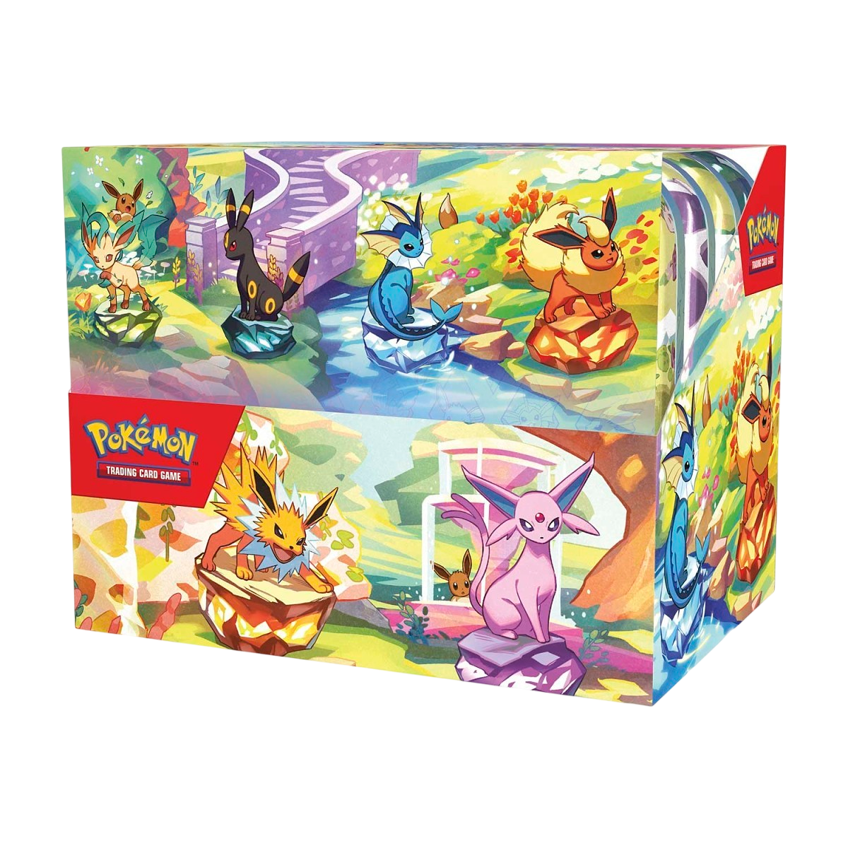 Pokémon TCG: Scarlet & Violet-Prismatic Evolutions Mini Tin Display (8 Tins)