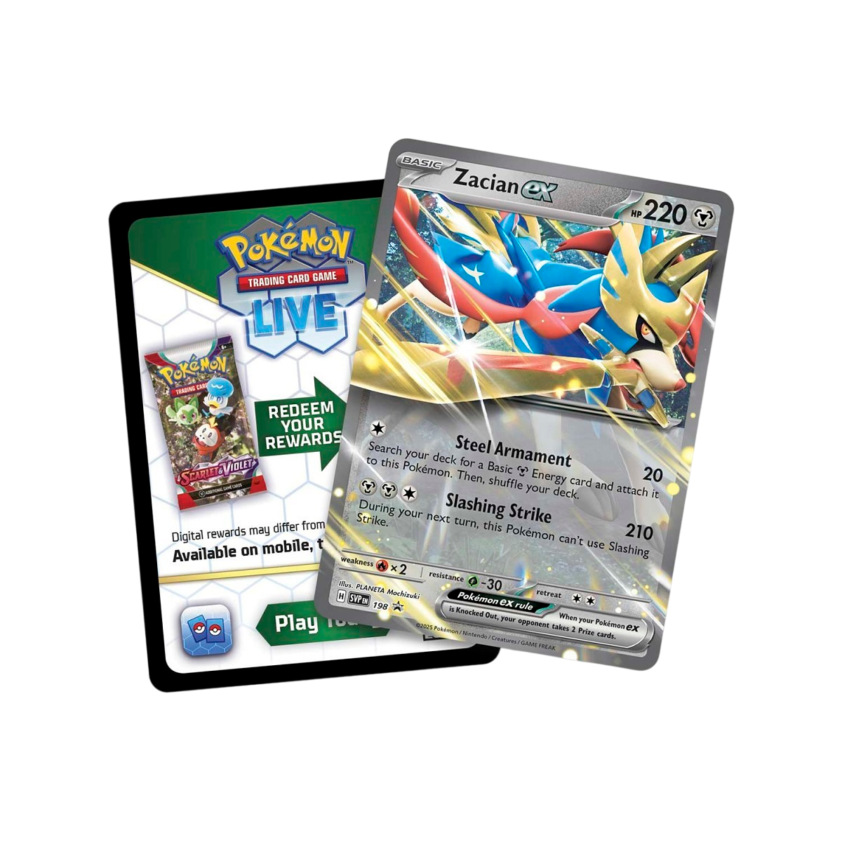 Pokémon TCG: Slashing Legends Tin (Zacian ex)