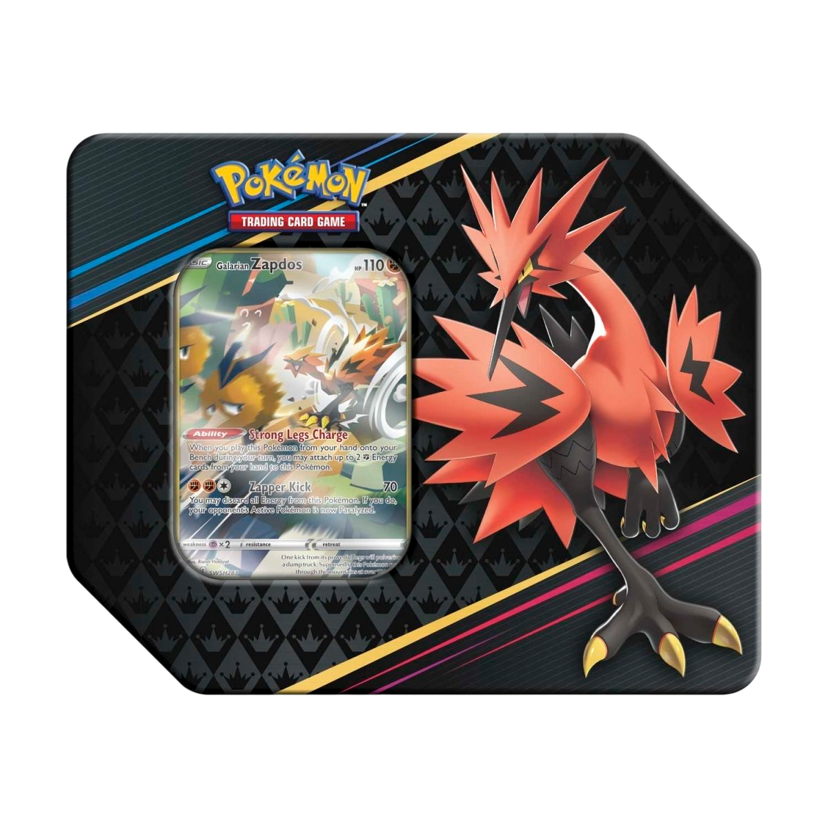 Pokémon TCG: Crown Zenith Tin (Galarian Zapdos)
