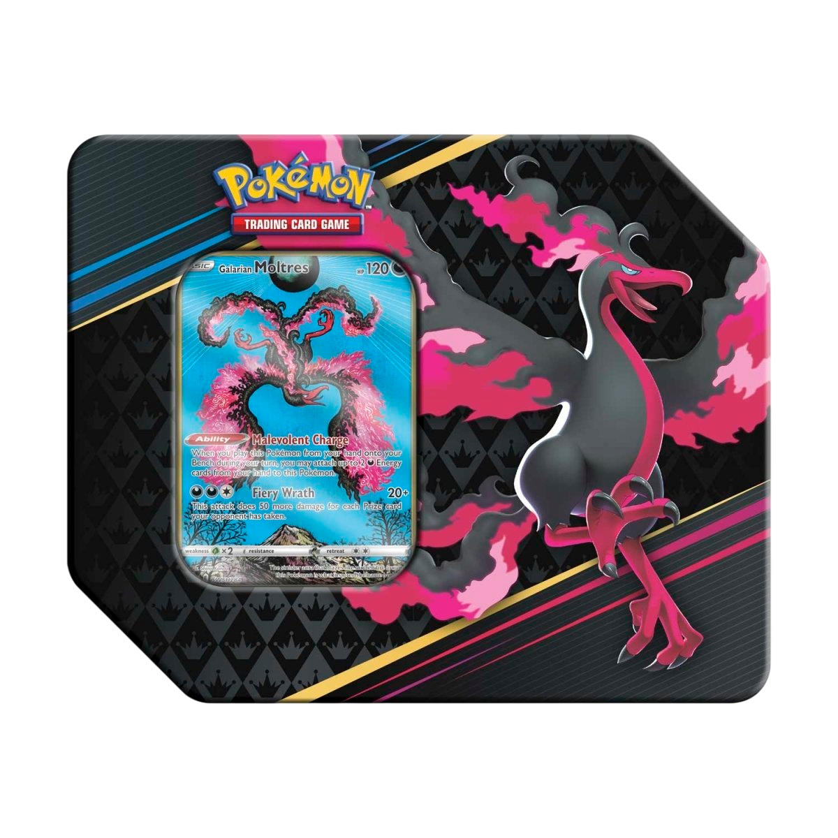 Pokémon TCG: Crown Zenith Tin (Galarian Moltres)