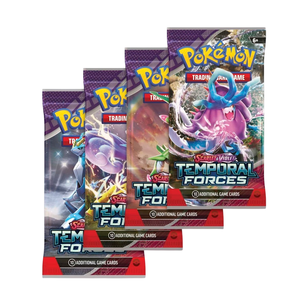 Pokémon TCG: Scarlet & Violet-Temporal Forces Booster Pack (10 Cards)