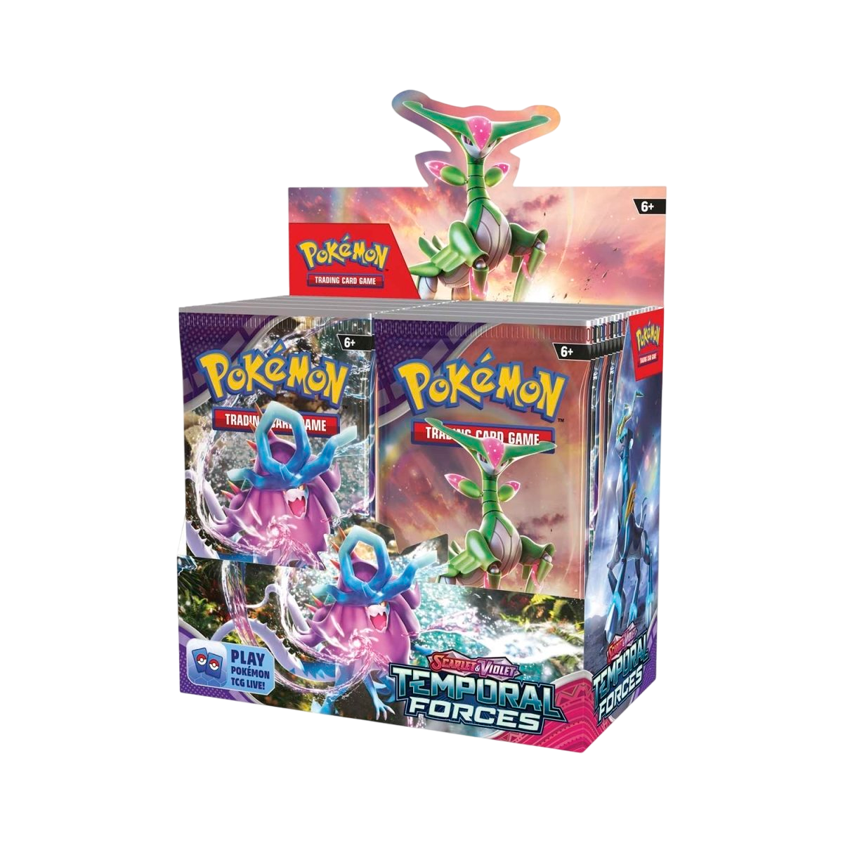 Pokémon TCG: Scarlet & Violet-Temporal Forces Booster Display Box (36 Packs)