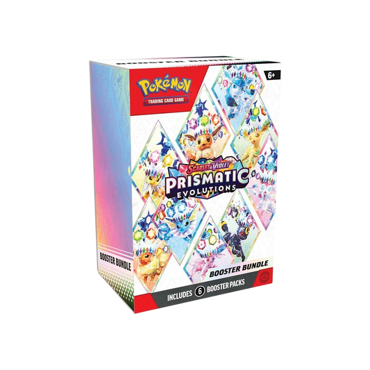 Pokémon TCG: Scarlet & Violet-Prismatic Evolutions Booster Bundle (6 Packs)