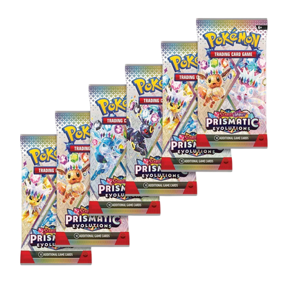 Pokémon TCG: Scarlet & Violet-Prismatic Evolutions Booster Bundle (6 Packs)