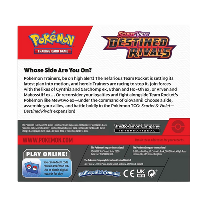 Pokémon TCG: Scarlet & Violet-Destined Rivals Booster Display Box (36 Packs)