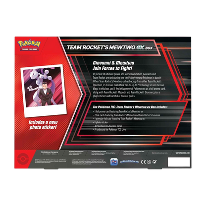 Pokémon TCG: Team Rocket’s Mewtwo ex Box