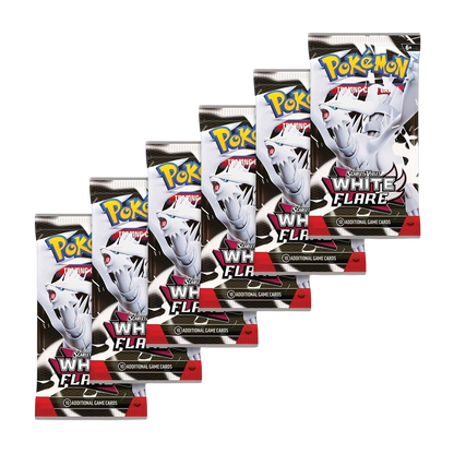 Pokémon TCG: Scarlet & Violet-White Flare Booster Bundle (6 Packs)