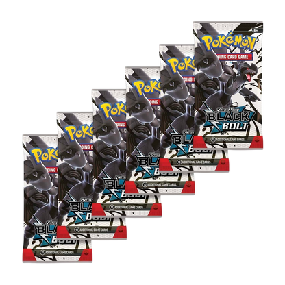 Pokémon TCG: Scarlet & Violet-Black Bolt Booster Bundle (6 Packs)