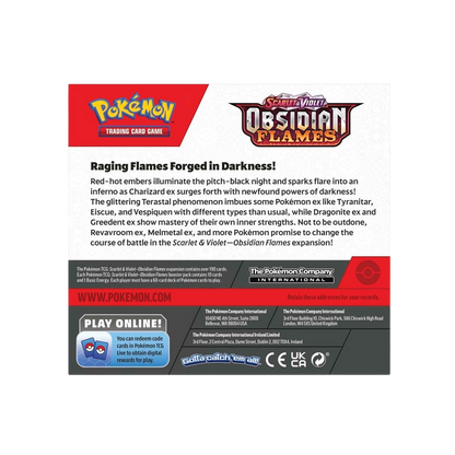 Pokémon TCG: Scarlet & Violet-Obsidian Flames Booster Display Box (36 Packs)