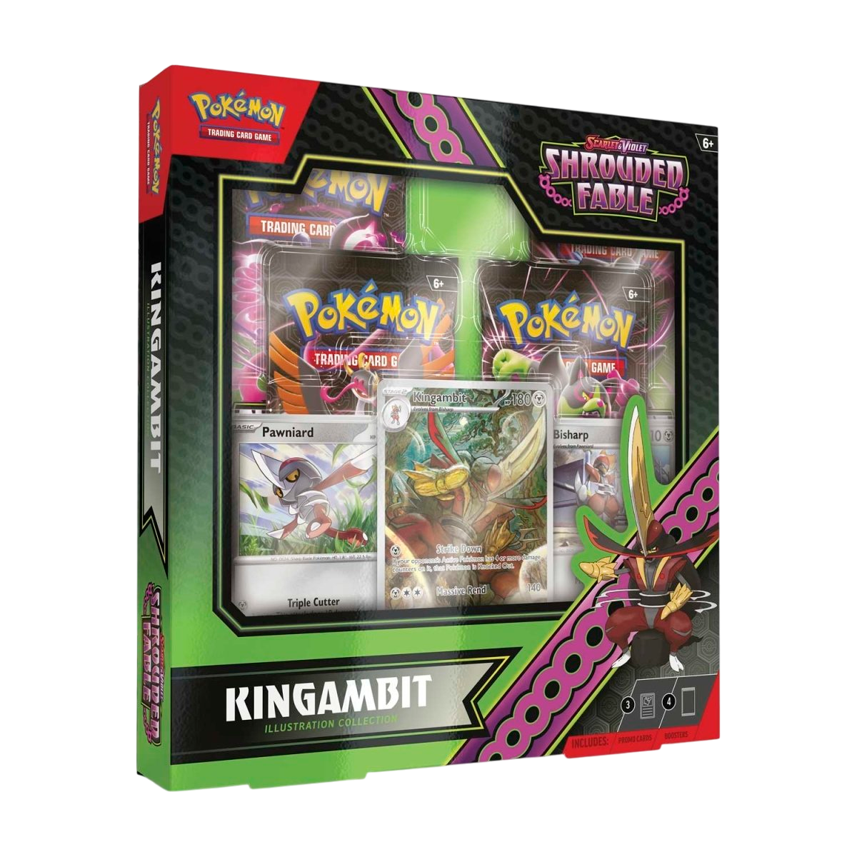 Pokémon TCG: Scarlet & Violet-Shrouded Fable Kingambit Illustration Collection