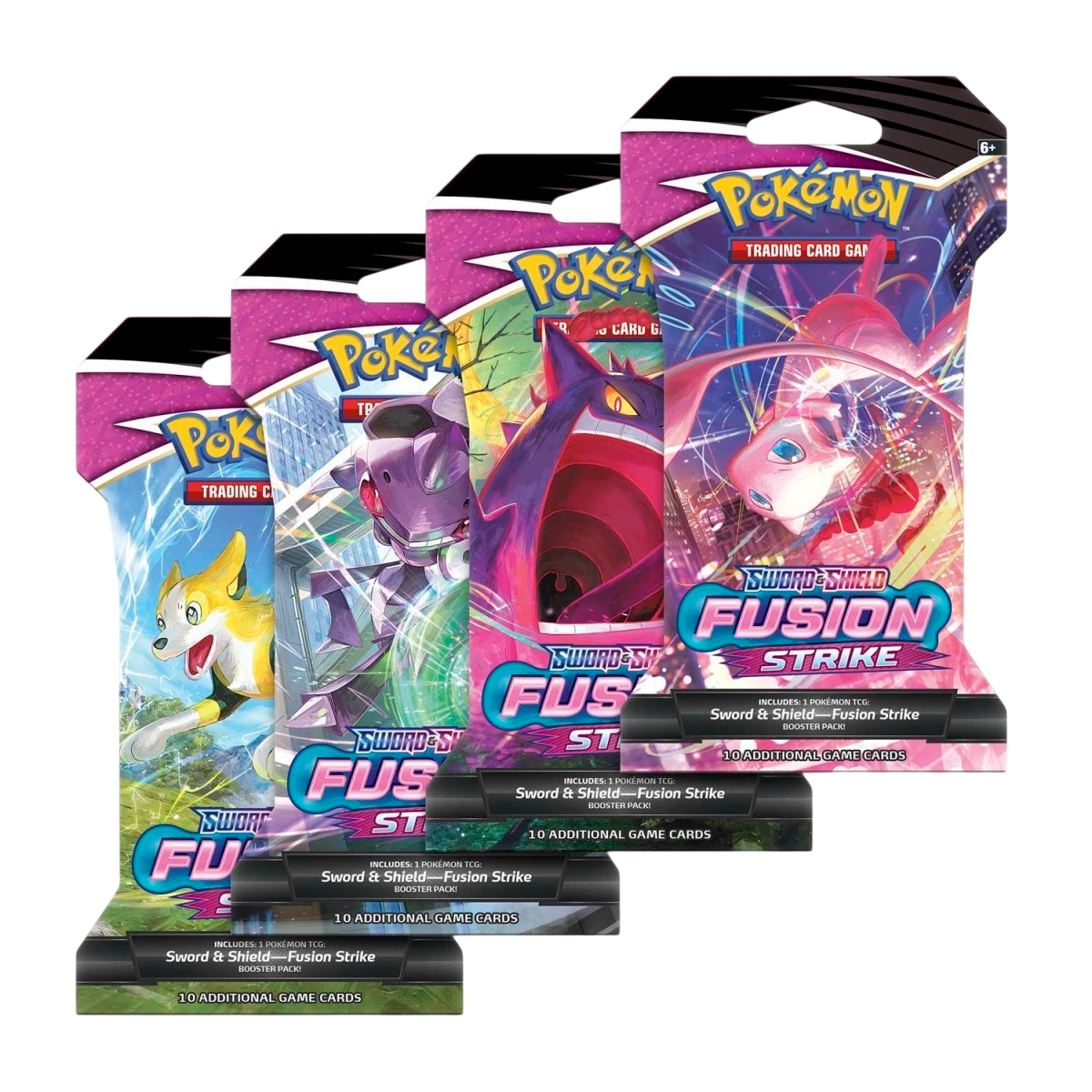 Pokémon TCG: Sword & Shield-Fusion Strike Sleeved Booster Pack (10 Cards)